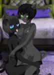 black cats (prefer 2 lesbian black kitties) but anything goes
