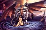 dragon and slave
